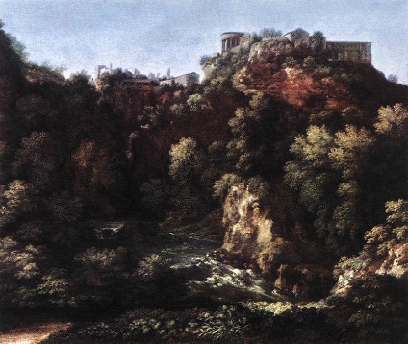 DUGHET, Gaspard View of Tivoli df11g oil painting image